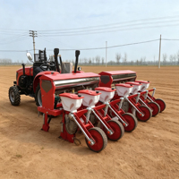 Semoir agricole 4, 6 rangs pour maïs, sorgho, soja – Machine à semer sans labour pour tracteur agricole