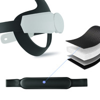 Sangle Elite rembourrée en cuir PU améliorée pour casque VR, compatible avec 3 modèles, élastique réglable, moule privé, accessoires VR