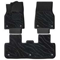 Accessoires intérieurs pour Tesla Model Y EV : Tapis de sol monocouche, surface de couverture effet ciel étoilé, surface de couverture en fil incurvé pour la partie avant.