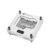 Barrowch CPU bloc de refroidissement par eau ARGB pour Intel 1700 1200 AMD AM4/AM5 TFT affichage de la température refroidisseur de radiateur de refroidissement iquid