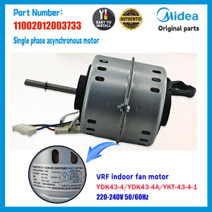 มอเตอร์พัดลมภายในอาคาร Midea รุ่น YDK43-4 YDK43-4A YKT-43-4-1 มอเตอร์พัดลมแอร์ มอเตอร์พัดลมคอนเดนเซอร์ อะไหล่เครื่องปรับอากาศ - Product Image 2