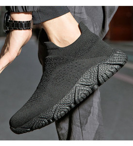 Chaussures de sport pour hommes à semelle <span class=keywords><strong>MD</strong></span> légère et épaisse, respirantes, à enfiler, pour la marche, la course, le jogging et le fitness - Product Image 2