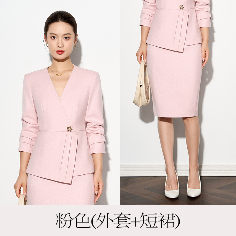 Pink suit dress