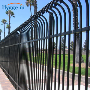 Yüksek kalite ucuz eskrim Trellis & <span class=keywords><strong>Gates</strong></span> çit panelleri ferforje alüminyum yeni tasarım çelik Metal tozu kaplı - Product Image 6