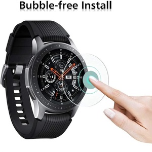 Verre trempé pour Samsung Galaxy Watch 4 Classic 42mm 46mm Protection d'écran Ronde <span class=keywords><strong>Film</strong></span> protecteur pour montre intelligente - Product Image 2