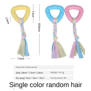 Jouet en caoutchouc <span class=keywords><strong>à</strong></span> nœuds lavable résistant aux morsures pour <span class=keywords><strong>chien</strong></span> de compagnie, pour le nettoyage des dents, soulagement de l'anxiété, vente en gros Chai Samo - Product Image 6