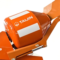 Bétonnière portative sur chenilles Taijin M08 500L avec moteur à essence Briggs & Stratton haute efficacité pour la construction