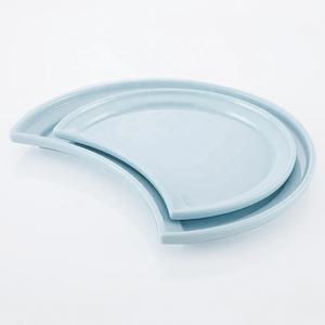 Suministro de fábrica Restaurante Vajilla Forma De Luna única Plato de cena de melamina de 11 pulgadas - Product Image 5