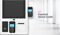 Kiosque libre-service à écran tactile de 21.5 pouces Kiosque de système de point de vente à écran tactile Android/ Windows avec imprimante thermique
