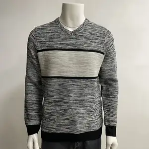 Men's Custom Knit Turtleneck Sweater Autumn Winter Men's Knitted Polo Sweater Long Sleeve Jacquard Sweater