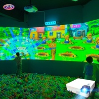 Système de projection murale interactif, télécommande, projecteur interactif portable, modes de défi PK