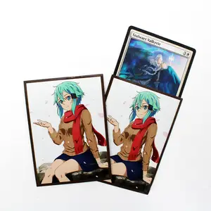 Factory Price Card Sleeves Art Custom Printed MTG Yugioh TCG Sexy Anime Trading Game cards sleeve