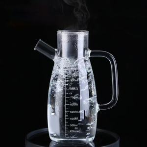 Bouteille à huile en verre avec couvercle en bambou, pot à sauce soja créatif, pot à vinaigre, pot à assaisonnement, bouteille à condiments de cuisine, outils à épices pour la maison - Product Image 6