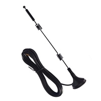 Antenne WiFi 2.4G 230 mm de hauteur, 12 dBi, 2400 MHz, avec base magnétique de 30 mm, aimant puissant