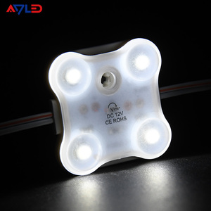 Waterproof DC Outdoor <b>Led</b> <b>Module</b> Injection SMD2835 IP68 4 Mini <b>Led</b> 12V <b>Led</b> 5 Years Lens <b>Module</b> For Advertising Signage Lighting - Product Image 1