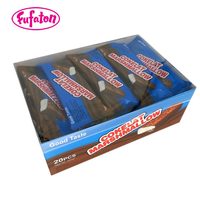 Malvaviscos Dulces y Crujientes Rellenos de Mermelada, Recubiertos de Chocolate con Leche