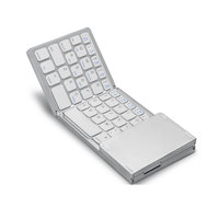 Usine en gros 81 touches Portable Mini trois-pliage BT clavier sans fil clavier pliable pour ordinateur portable tablette téléphone
