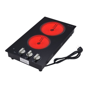 Cocina profesional de <span class=keywords><strong>bajo</strong></span> <span class=keywords><strong>consumo</strong></span> de energía, cocina inteligente integrada, Panel de vidrio cerámico, 2 quemadores, cocina de cerámica - Product Image 3