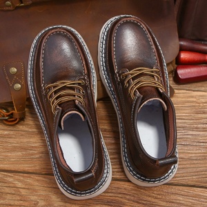 Botas Casuales de Piel Genuina para Hombre, Diseño con Flecos, Antideslizantes, Transpirables, Tendencia en Calzado de Trabajo - Product Image 6