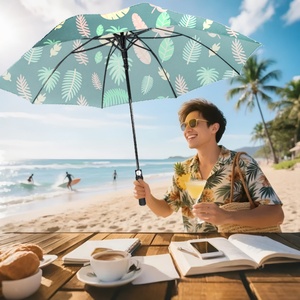 Full Coverage Fiberglass Canopy Auto Open Strong Construction Lasting Quality Executive Golf Umbrella Stylish Look for Business - Product Image 2