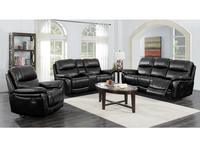 Sofás y Sillones Reclinables al Por Mayor a Precio de Fábrica, Juego de Muebles de Sala de Estar de Estilo Lujoso
