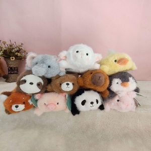 Lindos Peluches de Animales: Gato Blanco y Negro, Capibara, Perezoso – Compañero de Aprendizaje y Escritorio, Regalo Festivo - Product Image 1