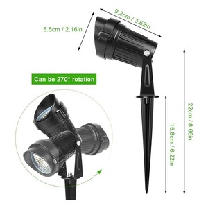 Druckguss-Aluminium Gartenstrahler IP65 Wasserdicht AC 220V Outdoor LED Baum-Uplight - Product Image 5