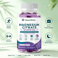 Soutien Métabolique pour Femmes, Hommes et Personnes Âgées : Gommes Naturelles au Citrate de Magnésium Certifiées GMP pour le Bien-être Général