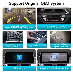 Système d'exploitation Linux, écran tactile <span class=keywords><strong>12</strong></span>,8 pouces, résolution 2400*900, lecteur multimédia pour BMW <span class=keywords><strong>X3</strong></span> E83 2004-2009, CarPlay sans fil, GPS, amplificateur, RGB, OBD2, TPMS - Product Image 3
