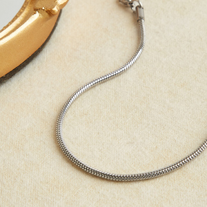 Stainless Steel Jewelry Set Wholesale Snake Bone <b>Chain</b> Fashion Simple Waterproof Necklace Bracelet Women - Product Image 3