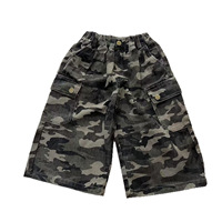 Jean camouflage en coton pour enfants, pantalon de travail long, collection Printemps/Automne 2025, style urbain cool et tendance pour garçons, sans entrejambe