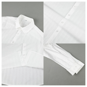 Camicie a Maniche Lunghe in <span class=keywords><strong>Seersucker</strong></span> Personalizzabili alla Moda per Uomo - Product Image 5