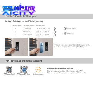 ระบบอินเตอร์คอมอัจฉริยะสำหรับบ้าน SQ 2026 Security Tuya Smart Home สำหรับวิลล่า ทำงานร่วมกับสวิตช์ POE ระบบควบคุมประตูและประตูรั้วแบบคู่ - Product Image 5