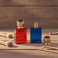 Vente en gros de flacons de parfum en verre de luxe vides avec atomiseur pour le remplissage de parfums, vente directe d'usine pour les entreprises cosmétiques