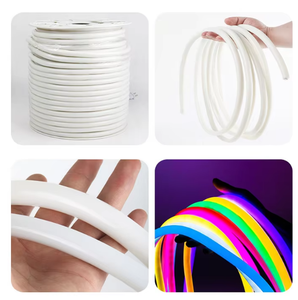 DC24V silicona pura 360 grados D25mm RGB tubo de neón Flexible luz alta brillante Barra de luz redonda decorativa sala de estar - Product Image 2