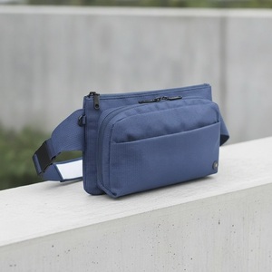 Sac banane éco-responsable en tissu recyclé, imperméable, respirant, léger, multi-poches, avec anneau en D, pour poitrine ou taille, idéal pour les voyages - Product Image 6