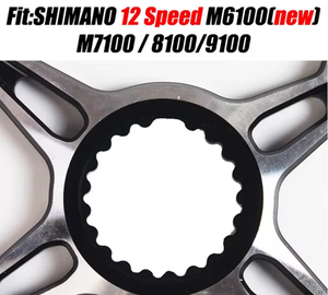 Rueda de <span class=keywords><strong>cadena</strong></span> para bicicleta de montaña, plato de bicicleta estrecho y ancho, juego de bielas <span class=keywords><strong>Shimano</strong></span> de montaje directo para piezas de MTB M6100 <span class=keywords><strong>M7100</strong></span> M8100 M9100 - Product Image 5