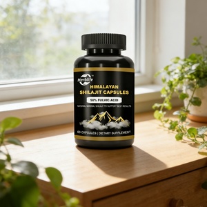Cápsulas de Shilajit del Himalaya, Suplemento Dietético de Resina Original, Extracto de Ácido Fúlvico al 50%, Cápsulas Blandas y Duras, Fabricante OEM - Product Image 3