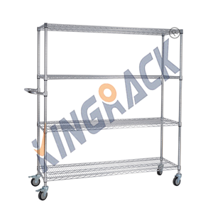 Organizador de cables de calibre pesado 42x14x60insh Estante de almacenamiento industrial con estantes ajustables Estante de almacenamiento de alambre de alta resistencia - Product Image 3