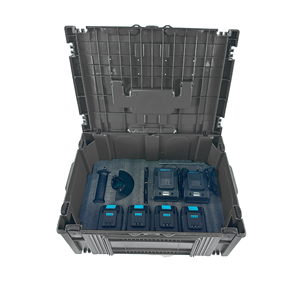 Juego de herramientas de batería 20V Taladro Inalámbrico ángulo <span class=keywords><strong>Gringer</strong></span> 125mm 20mm martillo inalámbrico sin escobillas Llave de impacto 350N - Product Image 4