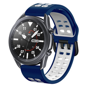 Bracelets en silicone 22MM <span class=keywords><strong>pour</strong></span> <span class=keywords><strong>Samsung</strong></span> Galaxy Watch 46mm <span class=keywords><strong>Gear</strong></span> <span class=keywords><strong>S3</strong></span> Classic/<span class=keywords><strong>Frontier</strong></span> Galaxy Watch 3 45mm <span class=keywords><strong>Bracelet</strong></span> <span class=keywords><strong>pour</strong></span> Huawei GT Strap - Product Image 4