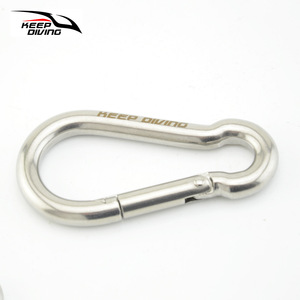 Keep Diving ตะขอเกี่ยวสปริงสแตนเลส 80 มม. อุปกรณ์ดำน้ำ อุปกรณ์เสริม BCD กันน้ำ - Product Image 1