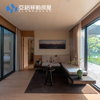 Villa Prefabricada Modular con Estructura de Acero, Revestimiento de Aleación de Aluminio, Unidad Hotelera Moderna, Acabado de Fábrica, Certificación CE