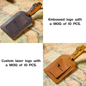 <span class=keywords><strong>Etiquette</strong></span> de <span class=keywords><strong>bagage</strong></span> rétro en cuir véritable avec logo Crazy Horse <span class=keywords><strong>personnalisée</strong></span> <span class=keywords><strong>Etiquette</strong></span> de voyage en cuir véritable avec étiquette à motif de lettres - Product Image 5