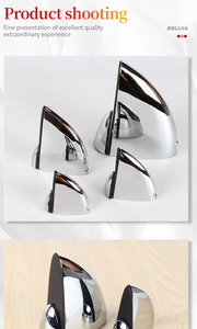 Soporte para Estantes de Vidrio, Abrazadera de Vidrio de Aleación de Zinc Sólido, Soporte de Pared Ajustable para Estantes de Madera o Vidrio - Product Image 4