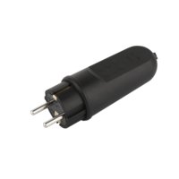 Multiprise Schuko Europe IP44 250V 16A AC Rouge TPE Prise Rewireable Double Contacts Protégés Extension Prise de Courant