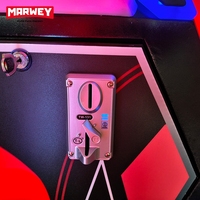 Marwey Vente en gros de machines de jeu d'arcade de course de moto à pièces, simulateur de moto, machines de redemption de tickets