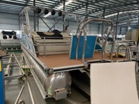Bateau à pontons en aluminium soudé modèle sport 2024 de 27 pieds (8,2 m) à vendre
