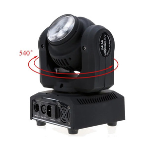 Đèn Pha Di Chuyển Led Mini RGBW, Đèn Hai Mặt Siêu Sáng Cho DJ, Câu Lạc Bộ Tiệc Tùng - Product Image 4