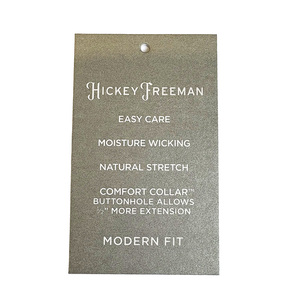 Thời Trang Nổi Đu Thẻ Giấy Sang Trọng Matte Logo Hangtags Quần Áo Tùy Chỉnh Treo Tag Cho Thương Hiệu May Mặc - Product Image 1